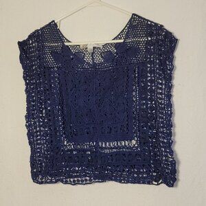 659. LC Lauren Conrad Top Blue Sz XS